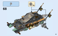 LEGO 70589 instructions page 45 – build guide