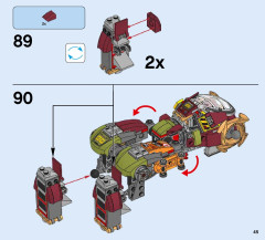 LEGO 70592 instructions page 45 – build guide