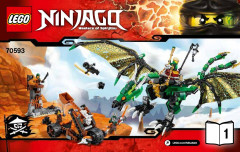 LEGO 70593 instructions page 1 – build guide