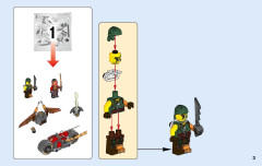 LEGO 70600 instructions page 3 – build guide