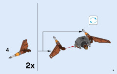 LEGO 70600 instructions page 9 – build guide