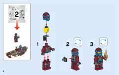 LEGO 70600 instructions page 2 – build guide