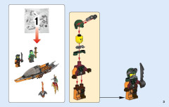 LEGO 70601 instructions page 3 – build guide
