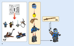 LEGO 70602 instructions page 4 – build guide