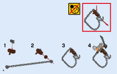 LEGO 70602 instructions page 6 – build guide