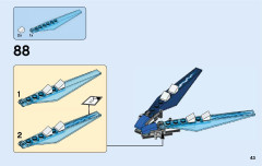 LEGO 70602 instructions page 43 – build guide