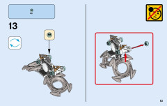LEGO 70603 instructions page 13 – build guide