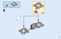 LEGO 70603 instructions page 9 – build guide