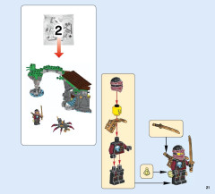 LEGO 70604 instructions page 21 – build guide