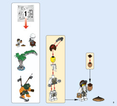 LEGO 70604 instructions page 3 – build guide