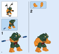 LEGO 70604 instructions page 4 – build guide