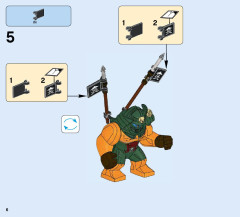 LEGO 70604 instructions page 6 – build guide