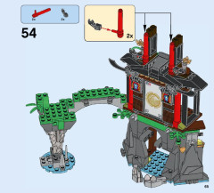 LEGO 70604 instructions page 65 – build guide