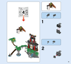 LEGO 70604 instructions page 71 – build guide