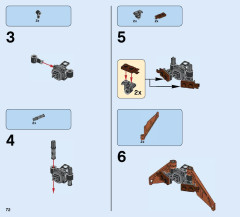 LEGO 70604 instructions page 72 – build guide