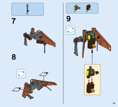 LEGO 70604 instructions page 73 – build guide