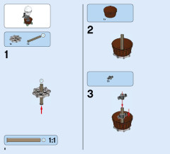 LEGO 70604 instructions page 8 – build guide