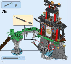 LEGO 70604 instructions page 86 – build guide