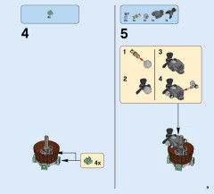 LEGO 70604 instructions page 9 – build guide