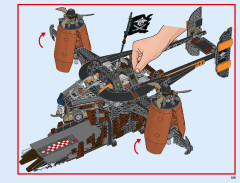 LEGO 70605 instructions page 129 – build guide