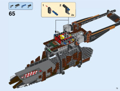LEGO 70605 instructions page 73 – build guide