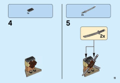 LEGO 70606 instructions page 11 – build guide