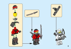 LEGO 70606 instructions page 3 – build guide