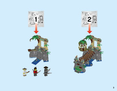 LEGO 70608 instructions page 3 – build guide