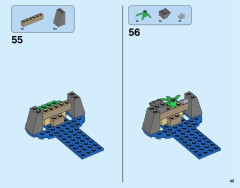 LEGO 70608 instructions page 45 – build guide