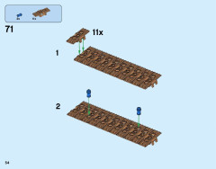 LEGO 70608 instructions page 54 – build guide
