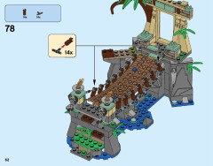 LEGO 70608 instructions page 62 – build guide