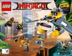 LEGO 70609 instructions page 1 – build guide