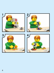 LEGO 70610 instructions page 2 – build guide