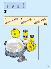 LEGO 70610 instructions page 35 – build guide