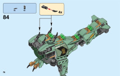 LEGO 70612 instructions page 74 – build guide