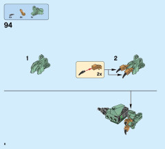 LEGO 70612 instructions page 8 – build guide