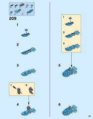 LEGO 70620 instructions page 105 – build guide