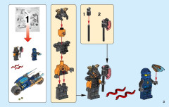 LEGO 70622 instructions page 3 – build guide