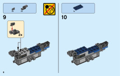 LEGO 70622 instructions page 8 – build guide