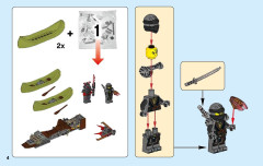 LEGO 70623 instructions page 4 – build guide