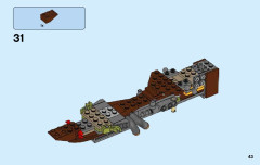 LEGO 70623 instructions page 43 – build guide