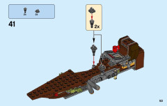 LEGO 70623 instructions page 53 – build guide