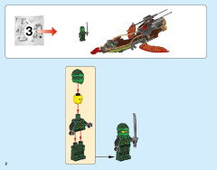 LEGO 70623 instructions page 2 – build guide