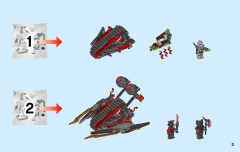 LEGO 70624 instructions page 3 – build guide