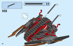 LEGO 70624 instructions page 40 – build guide