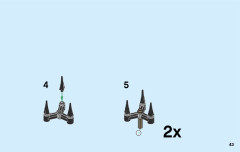LEGO 70624 instructions page 43 – build guide