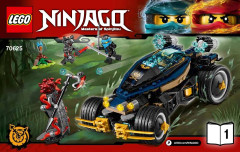 LEGO 70625 instructions page 1 – build guide