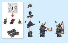 LEGO 70625 instructions page 4 – build guide