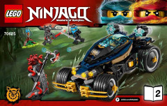 LEGO 70625 instructions page 1 – build guide