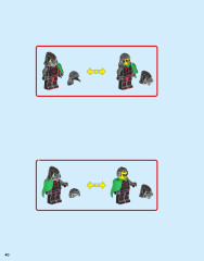 LEGO 70626 instructions page 40 – build guide